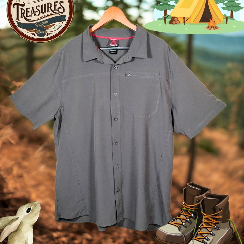 Gerry Weber Gray Casual Button Down Shirt Outdoor